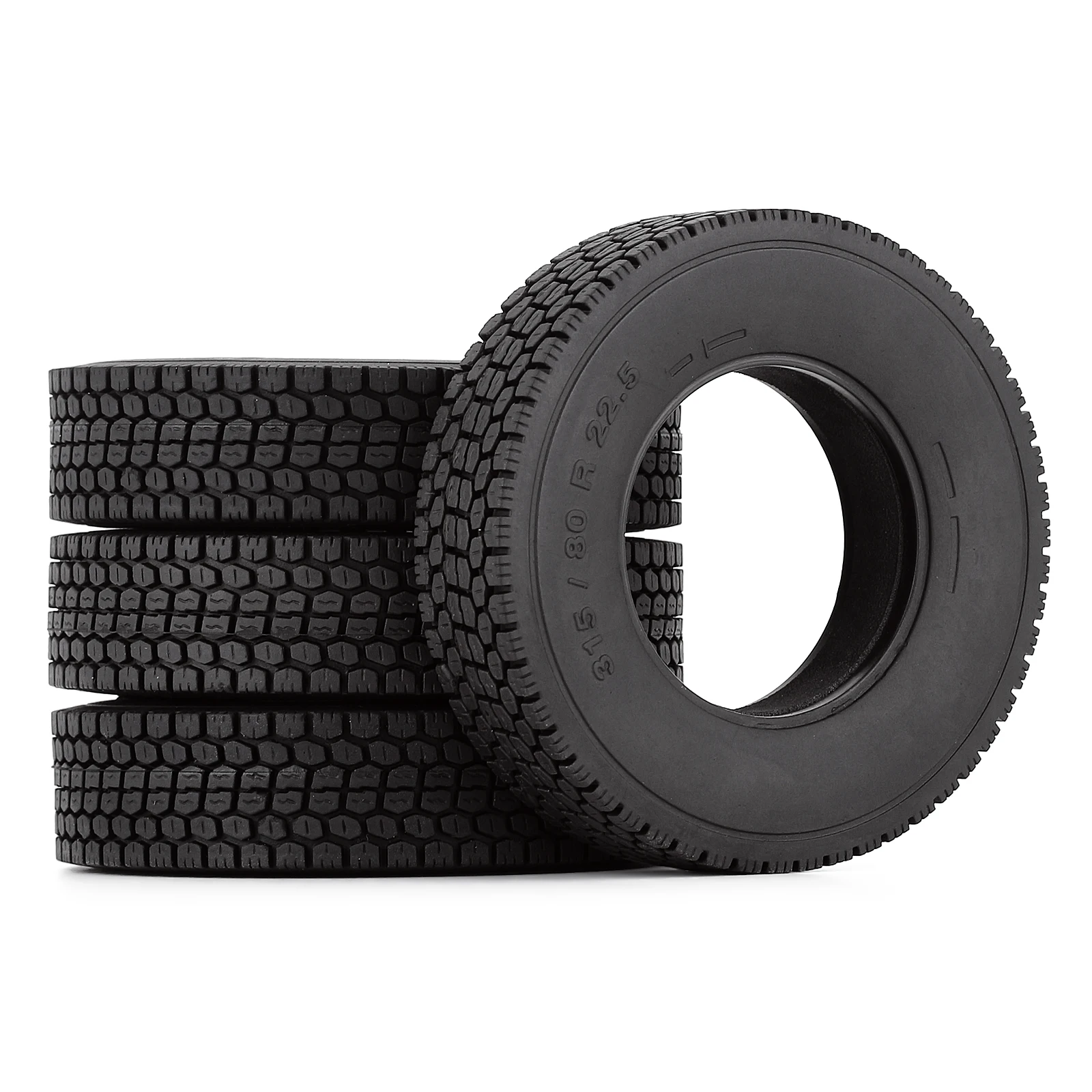 

4 шт. мягкие резиновые колеса шины с губками для 1/14 RC Гусеничный автомобиль Тамия Тракторные грузовики обновления частей