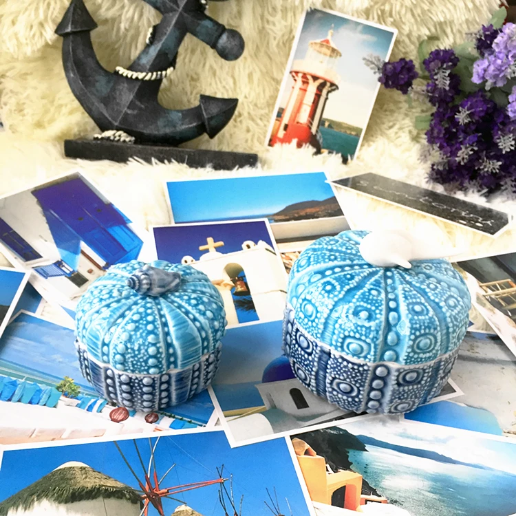 Банка для сахара керамических банок в средиземноморском стиле герметичные банки