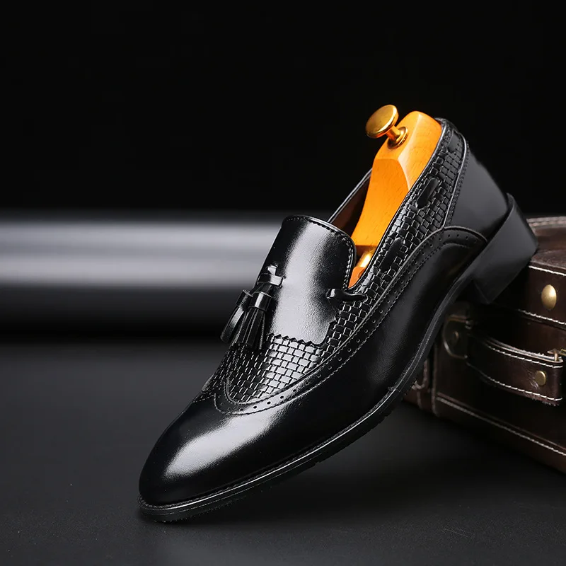 

37-48 leather shoes men comfortable Stylish business Gentleman's oxford shoes for men 2020