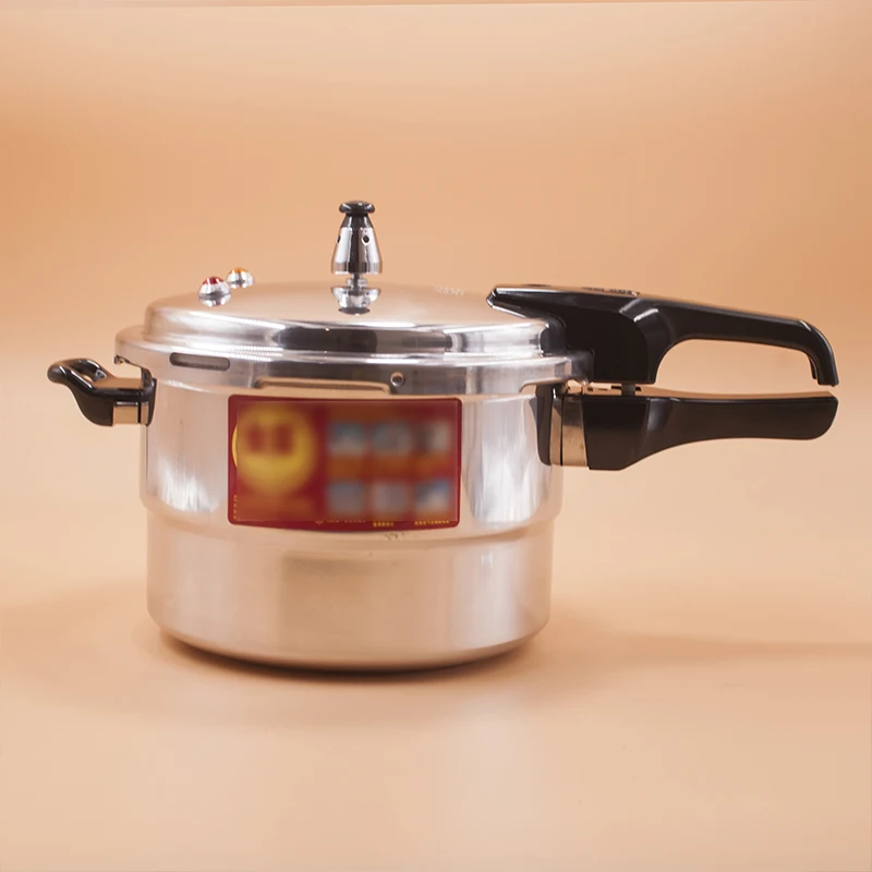 

Aluminum Alloy Pressure Cooker Cookware Kitchen 3/4/5L Large Capacity Gas Stove Fast Cooking Foods Camping Supplies Equipment