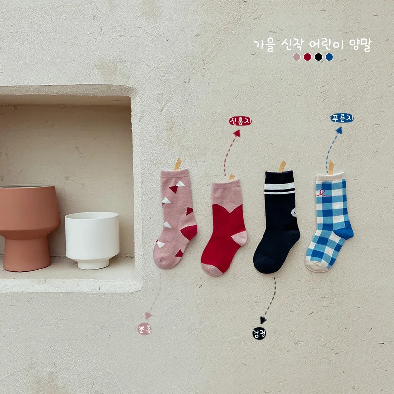 4 пар/лот Детские носки Новая мода Сезон весна осень Носки для детей с героями