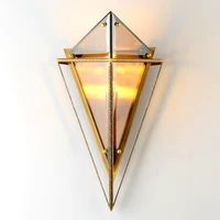 g9 led postmodern iron glass golden led lamp led light wall lamp wall light wall sconce for bedroom corridor