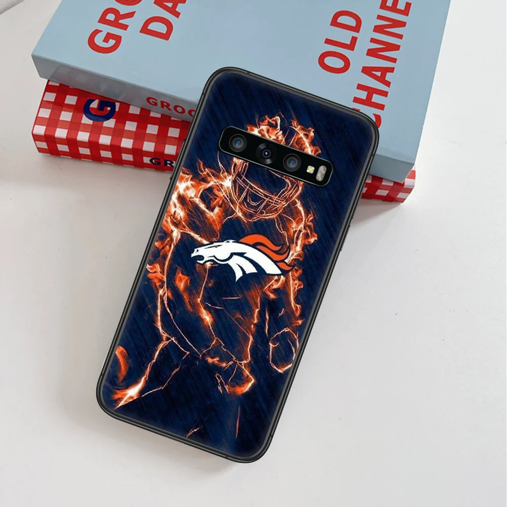 

Denver Bronco American Football Phone Case For Samsung Galaxy Note S 8 9 10 20 Plus E Lite Uitra black Etui Fashion Cell Tpu
