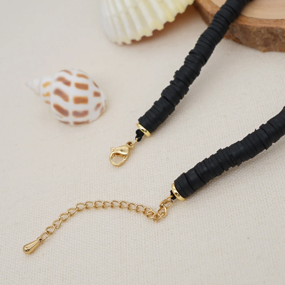 Ожерелье Go2Boho из полимерной глины 6 мм чокер женское дисковое бусин 2020 | Украшения