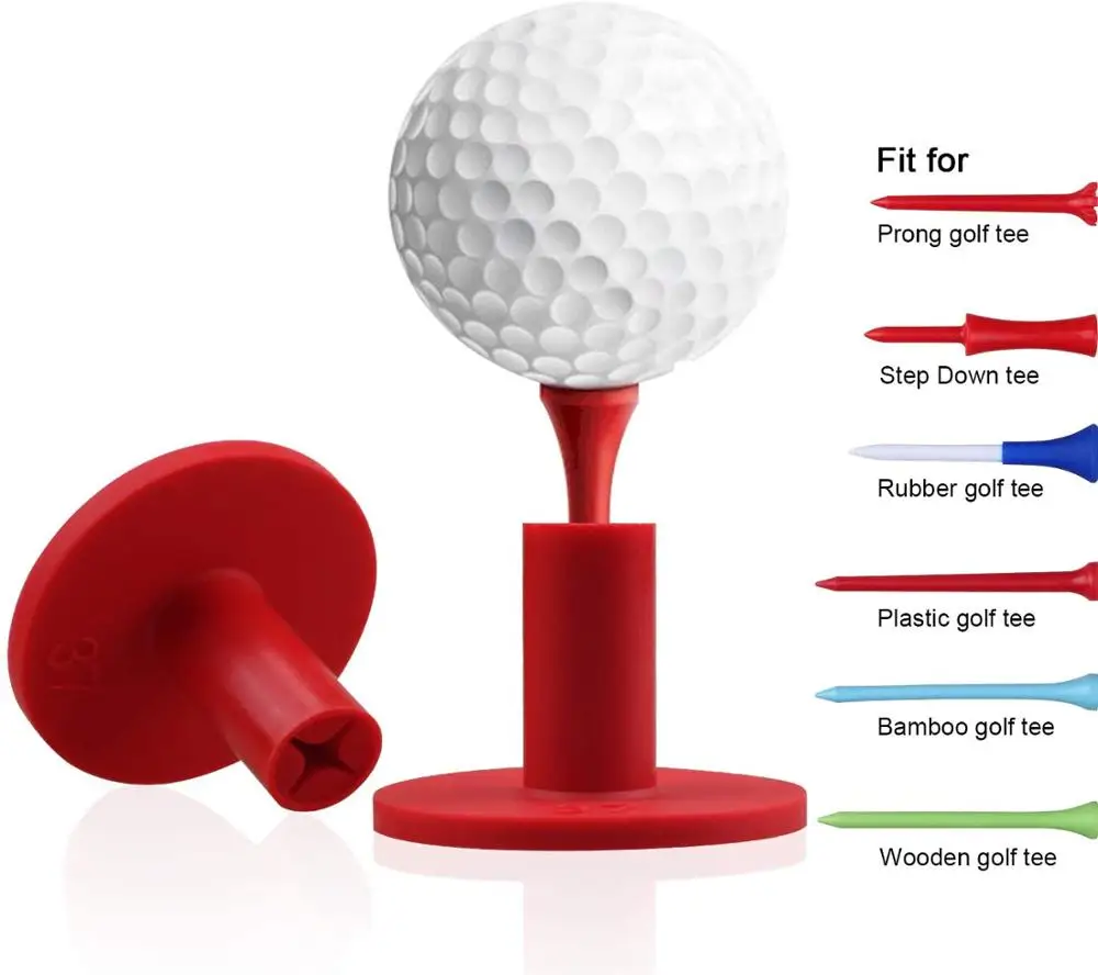 Резиновый держатель для гольф-тройников CRESTGOLF прочные резиновые тренировочные