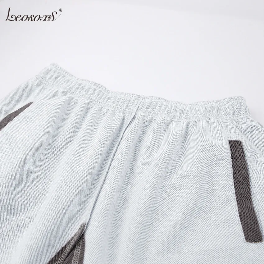 

Fashion Patchwork Women Tracksuit Pullover And Loose Pants 2 Piece Outfit Fall Winter Plain Terry Casual Suit Female