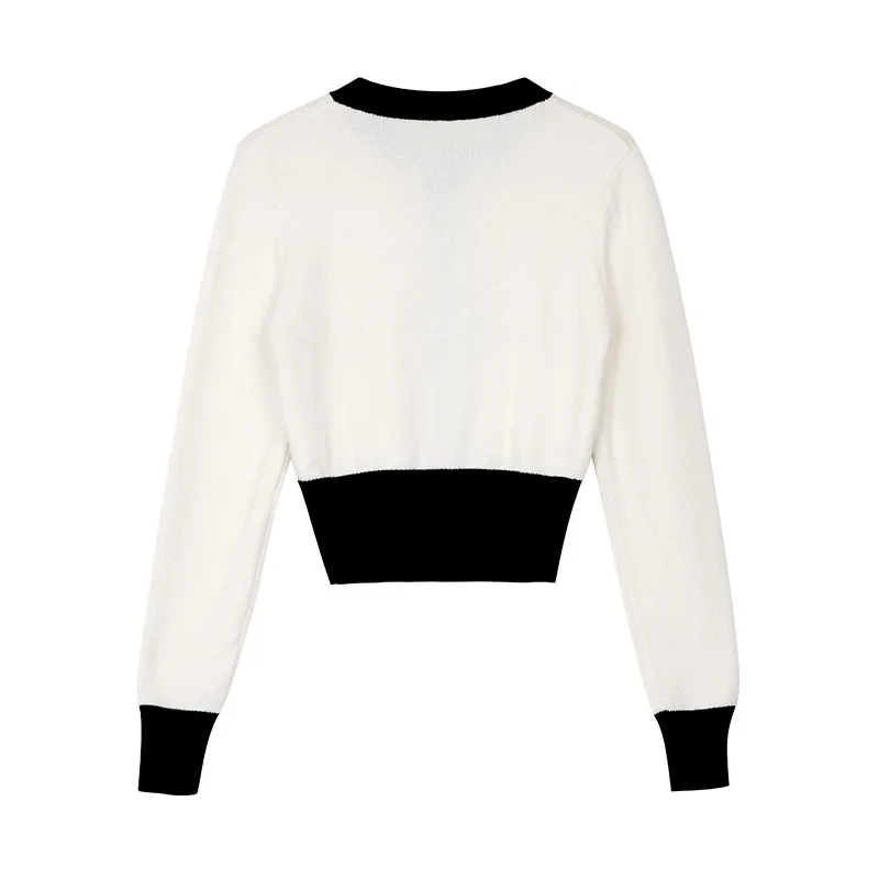 

Women Sweater Poncho Single Breasted Cardigan 2020 Autumn Winter Diamonds Patchwork Cardigans Knitted Casual Tops