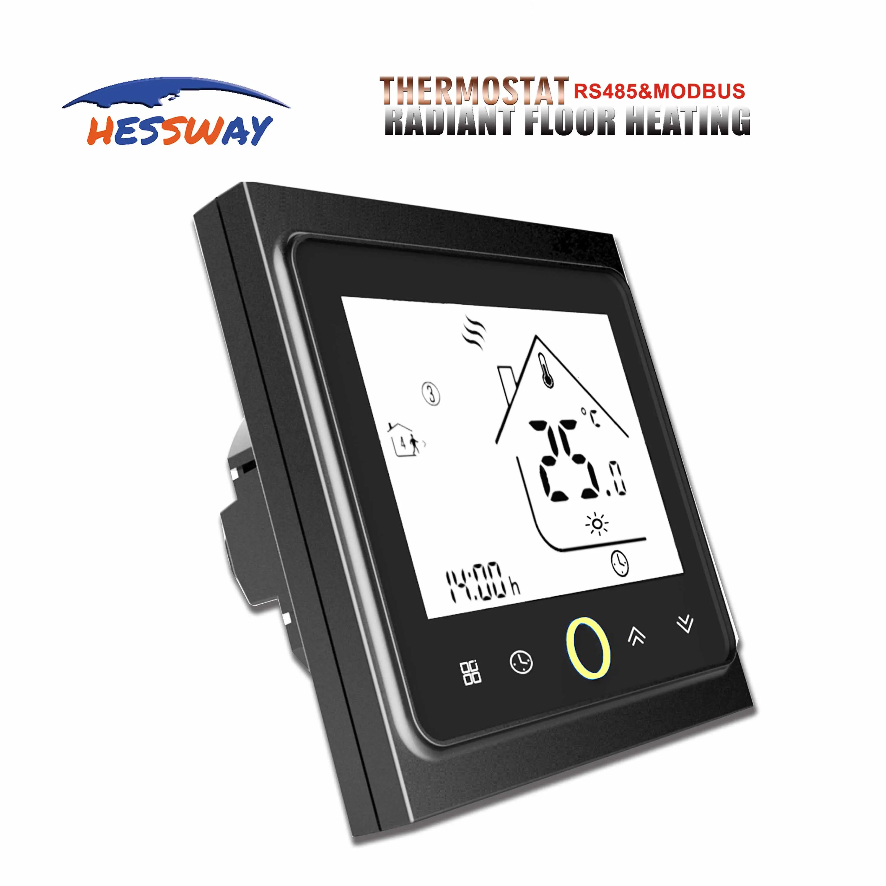 

Термостат HESSWAY 95 ~ 240VAC RS485/MODBUS RTU с системой подогрева пола