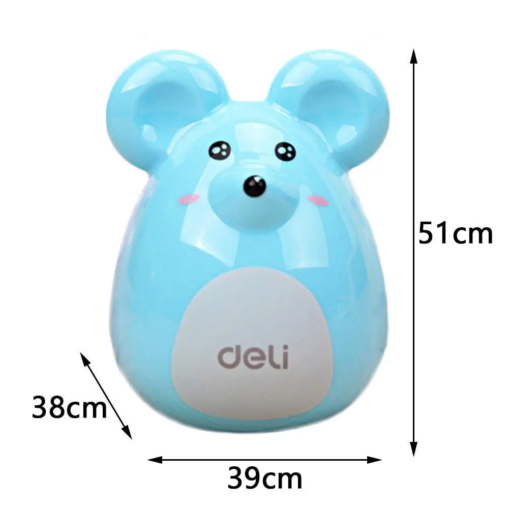 Новый Deli милый Kawaii Милая пластиковая Мышь точилка для карандаша ручная