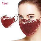 1 шт. кружевные моющиеся маски для взрослых для лица, маски-кариллы, многоразовые маски-кариллы, многоразовые маски для косплея на Хэллоуин