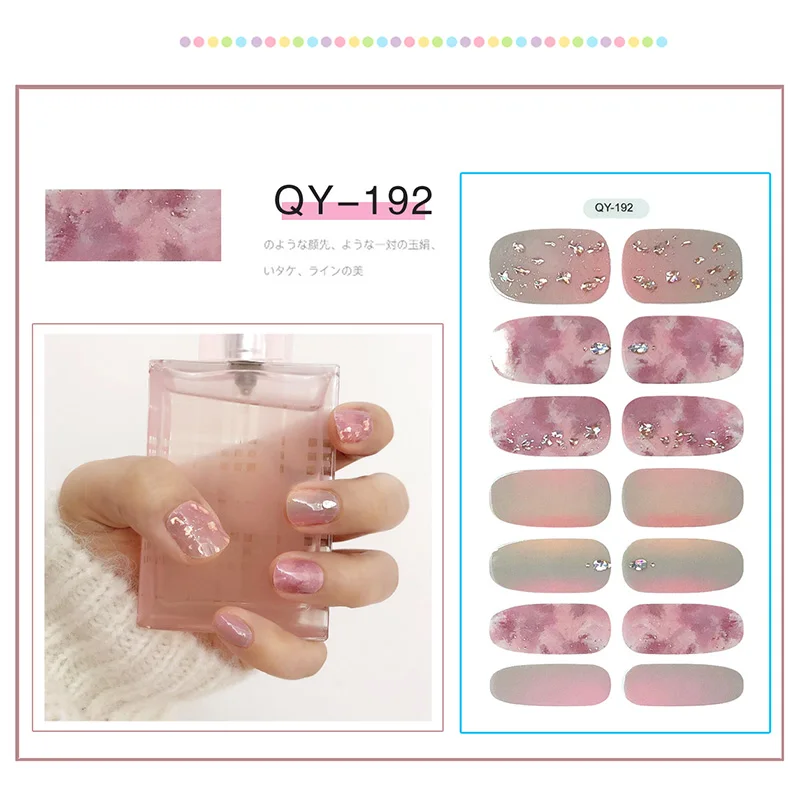 

1PC Small Fresh 3D Flower Full Cover Nail Stickers Decoration Nails Leopard Designer Self Adhesive Decals Sliders