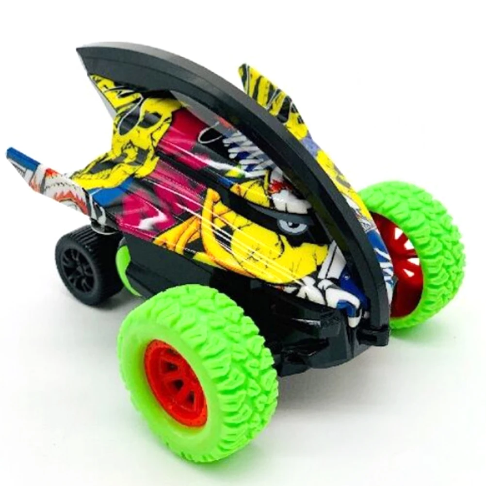 Детские игрушки с оттягивающимся задним ходом 360 ° трюк вращение монстры