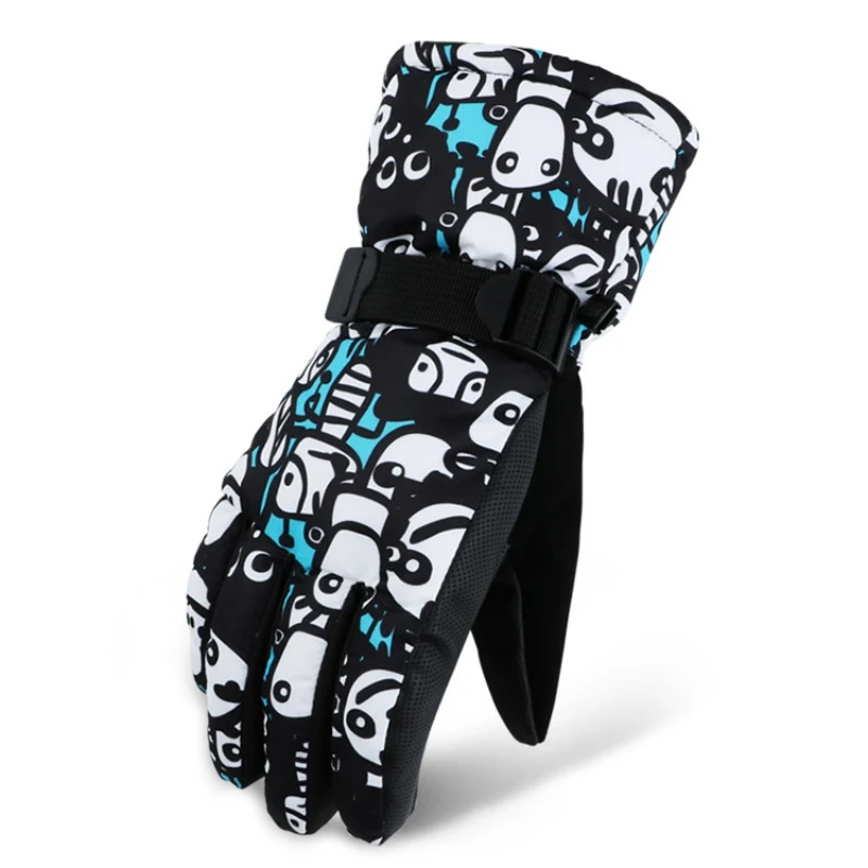 

Motorcycle Antiskid Wear Resistant Gloves Mountain Skiing Snowmobile Waterproof Windproof cycling Gloves