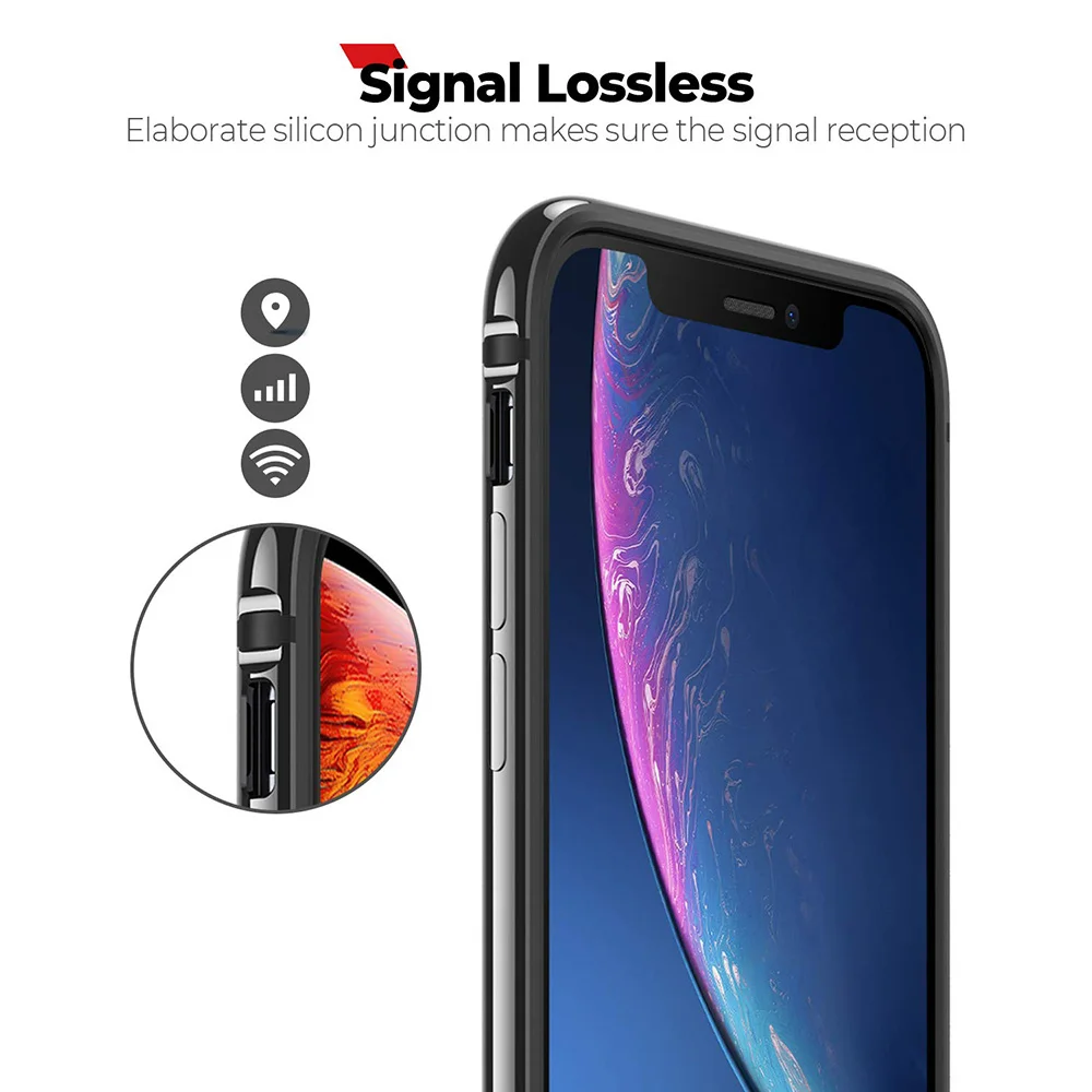 Чехол-бампер для Iphone 11 Pro Max XS MAX XR X 7 8 Plus, чехол-бампер, жесткий тонкий бампер, мягкий ТПУ, внутренняя рамка, аксессуары