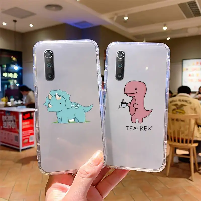 

Cartoon dinosaur couple friends Phone Case For Samsung s7 s8 s9 s10 s20 s4 s5 s6 a71 a21 a20 plus lite edge Fundas Coque