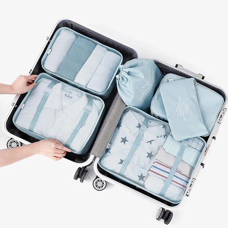 6 шт. дорожные органайзеры для одежды|Складные сумки хранения| |