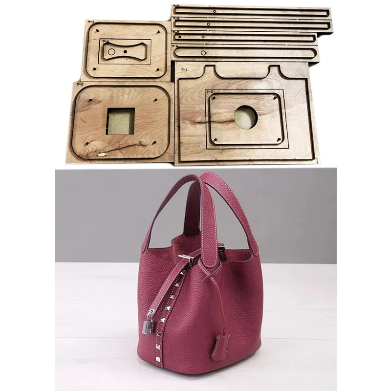 Японское стальное лезвие штампованный стальной пробойник ручной мешок корзина