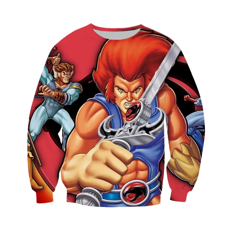 

SONSPEE ThunderCats Sweatshirt 3D Print Animal Cat Men Women Sweatshirt Spring Autumn Male Trend Casual Harajuku Streetwear