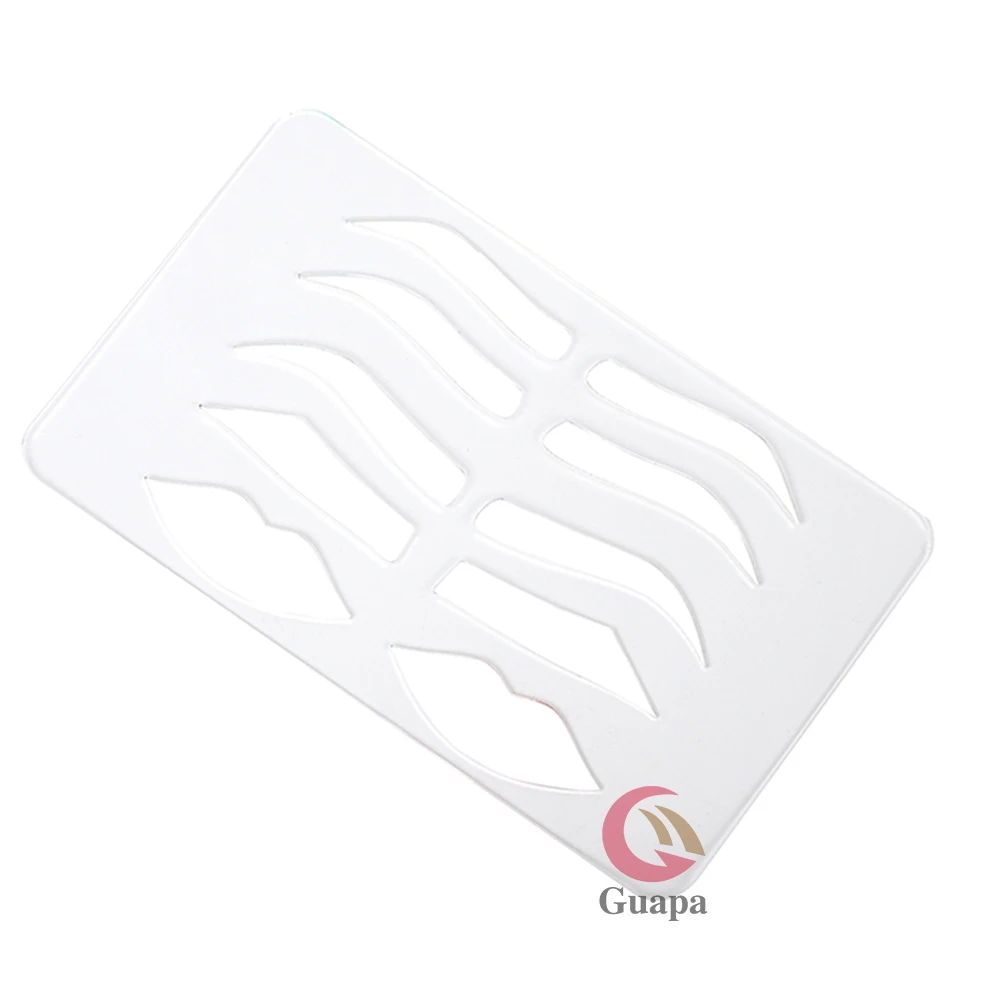 Прозрачный трафарет для бровей и губ | Красота здоровье