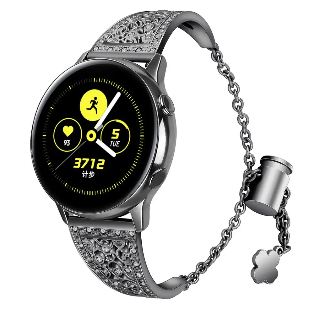 Браслет из нержавеющей стали для наручных часов люксовый бриллиантовый ремешок