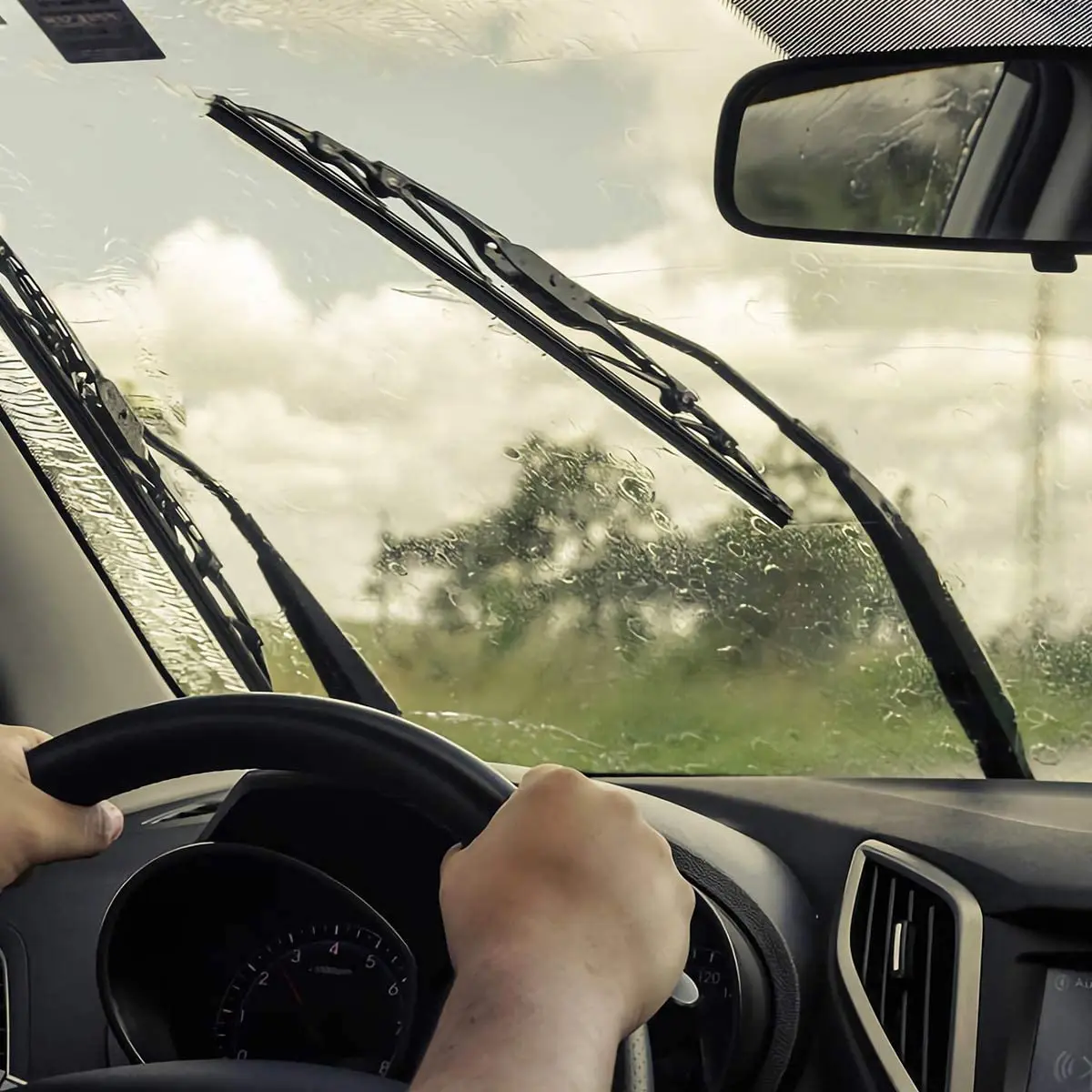 Универсальная резиновая бескаркасная щетка для мытья ветрового стекла сменная