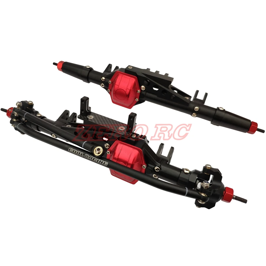 RC 1/10 грузовик с ЧПУ сплав собранные оси передняя + задняя для осевого WRAITH RR10 Rock