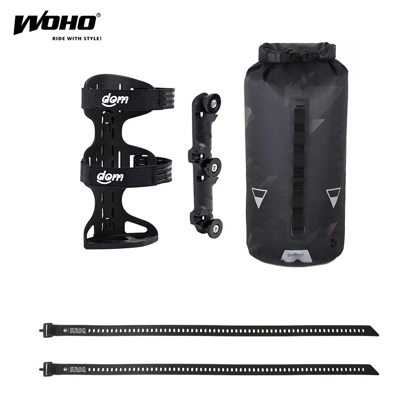 Сумка для велосипеда WOHO BIKEPACKING полностью водонепроницаемая горных