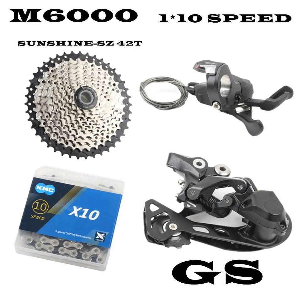 SHIMAN0 M6000 SRAM NX набор групп 1x11 10s MTB GX 170 172 5 175 мм комплект для горного велосипеда KMC