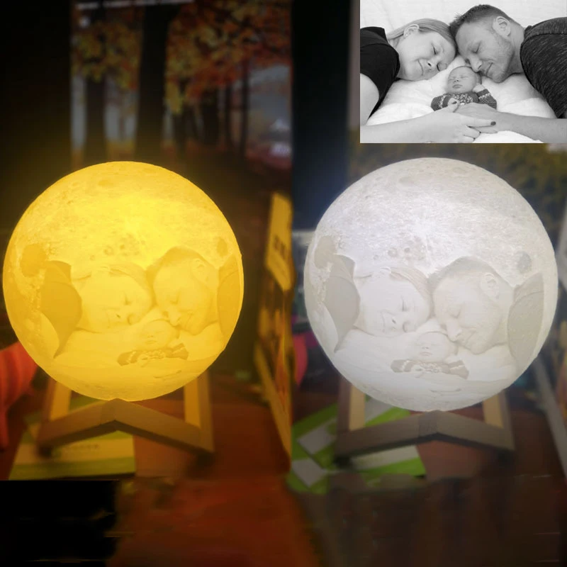 

DIY Индивидуальный 3D печать лусветильник креативный настольный ночник дети жена подруга семья пользовательские подарки Домашний декор