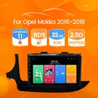 Автомобильный dvd-плеер с четырехъядерным процессором, Android 11, для Opel Mokka X Vauxhall Encore 2016 2017 2018 2019, автомобильное радио с управлением колесами, GPS, мультимедиа