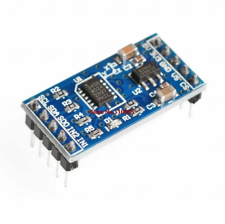 【SIMPLE ROBOT】ADXL345 3-axis Digital Gravity Sensor Acceleration Module Tilt For Drop | Электронные компоненты и