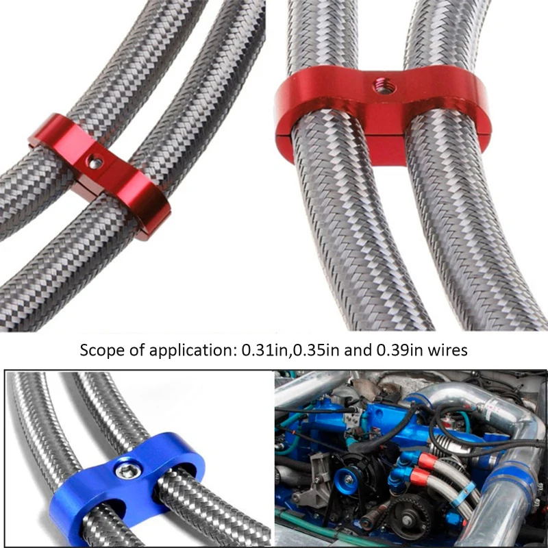 3 шт 8 мм/9 мм/10 мм свечи зажигания автомобиля Электрический провод зажимной