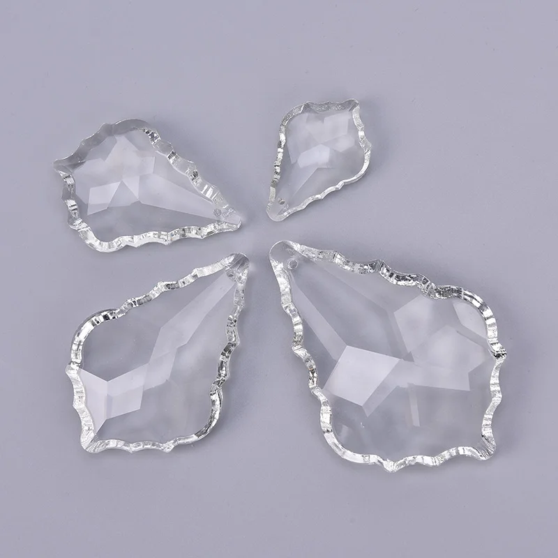 

1pc Clear Chandelier Glass Crystals Lamp Prisms Parts Hanging Drops Pendants