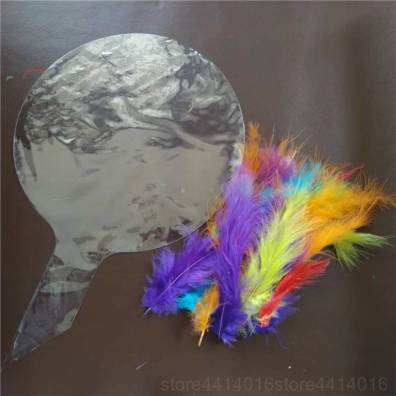 100p перо+ 1p 12 дюймов BoBo шар прозрачный ПВХ шар DIY Свадьба День Рождения Вечеринка Рождество украшение Гелиевый шар 5 Вт - Color: Colorful