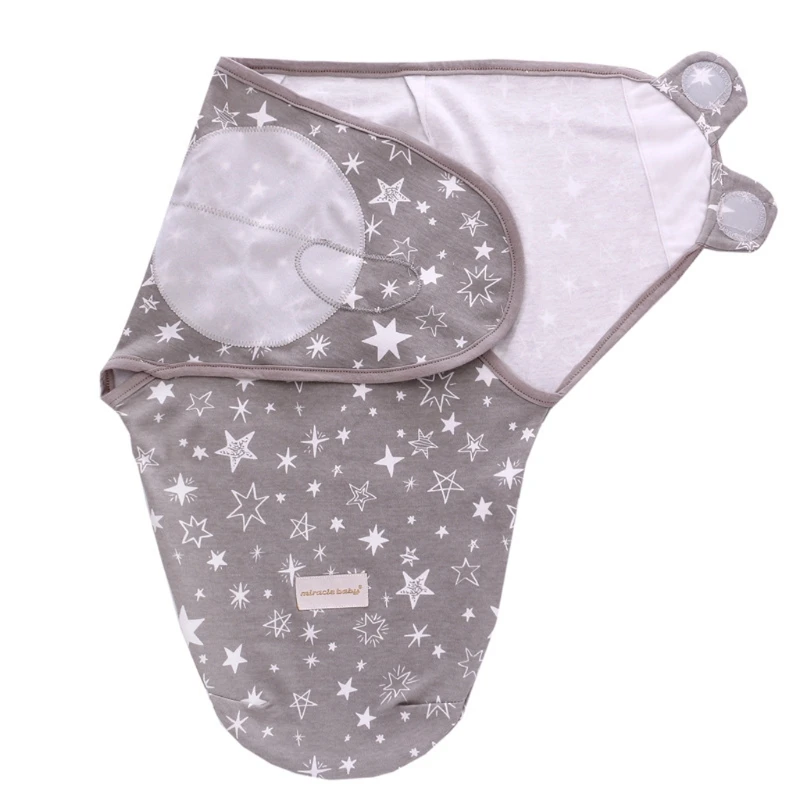 

3pcs Baby Sleeping Bag Newborn Envelope Swaddle Wrap Soft Cotton Sleep Blanket U50F