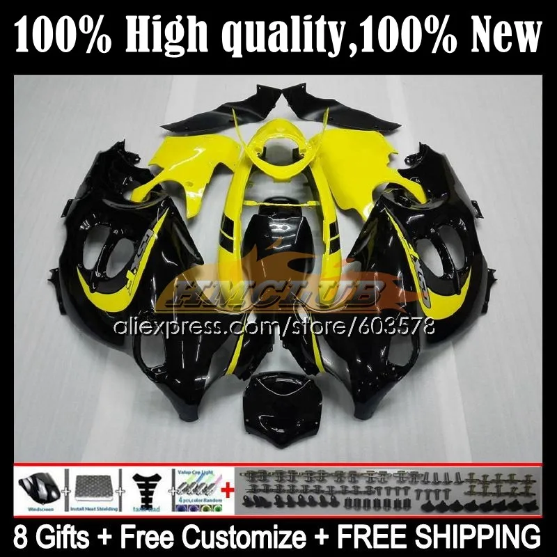 

Корпус для SUZUKI KATANA GSXF 750 600 GSX600F 2CL.51 GSXF750 98 99 00 01 02 GSXF600 1998 1999 2000 2001 2002 обтекатель желтый черный