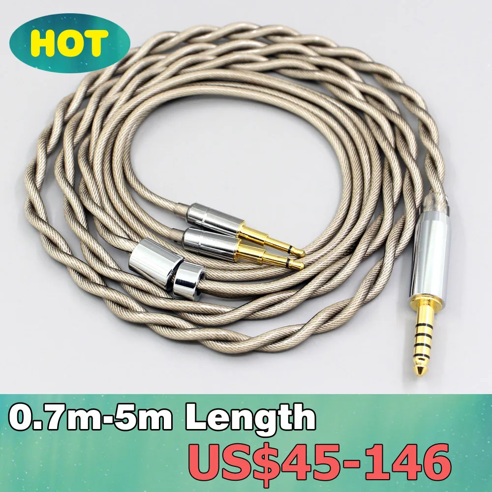 

Type6 756 core 7n Litz OCC Silver Plated Earphone Cable For Sennheiser HD477 HD497 HD212 PRO EH250 EH350 Headphone 2.5mm LN00785