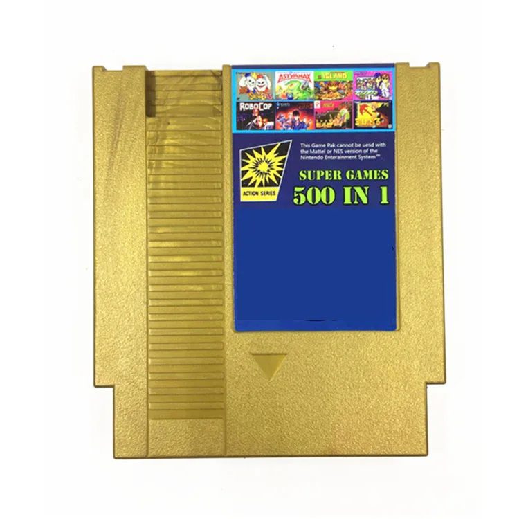 

Картридж 500 в 1, 8 бит, 72 контакта, для игр NES Super