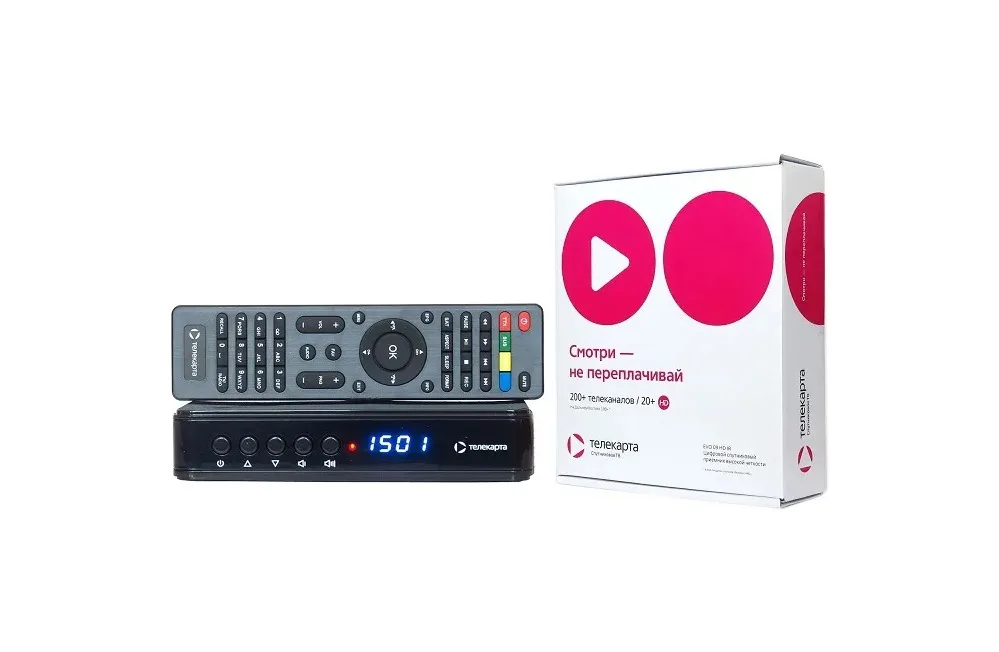 Спутниковый приемник Телекарта EVO-09 HD (conax) без карты | Электроника