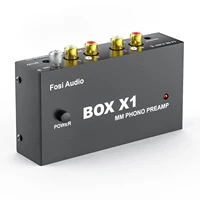 fosi audio box x1 phono preamp for turntable phonograph preamplifier mini stereo audio hifi with headphone amplifier