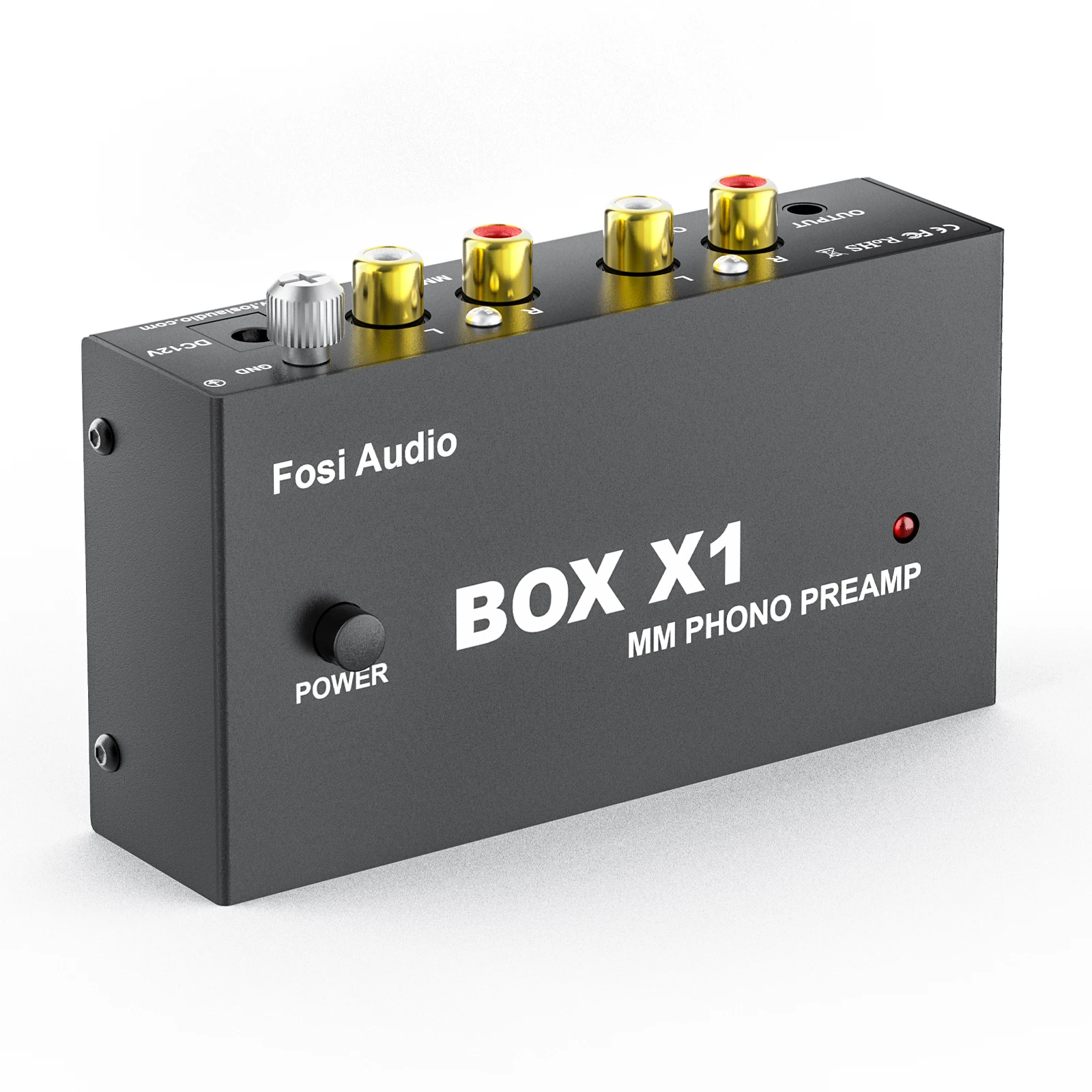 Fosi Audio Box X1 Phono предусилитель для поворотного фонографа мини стерео аудио HiFi с