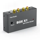 Fosi Audio Box X1 фонорамный предусилитель для проигрывателя фонографа, предусилитель, мини стерео аудио HiFi с усилителем для наушников