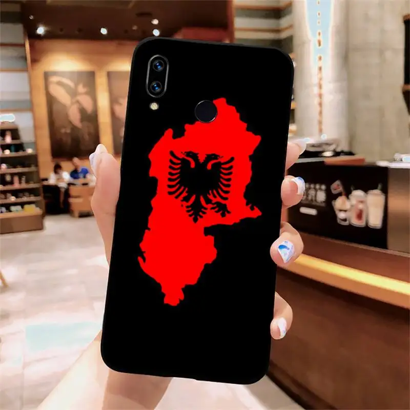 

Albania flag Symbol Phone Case For Xiaomi Redmi note 7 8 9 t k30 max3 9 s 10 pro lite