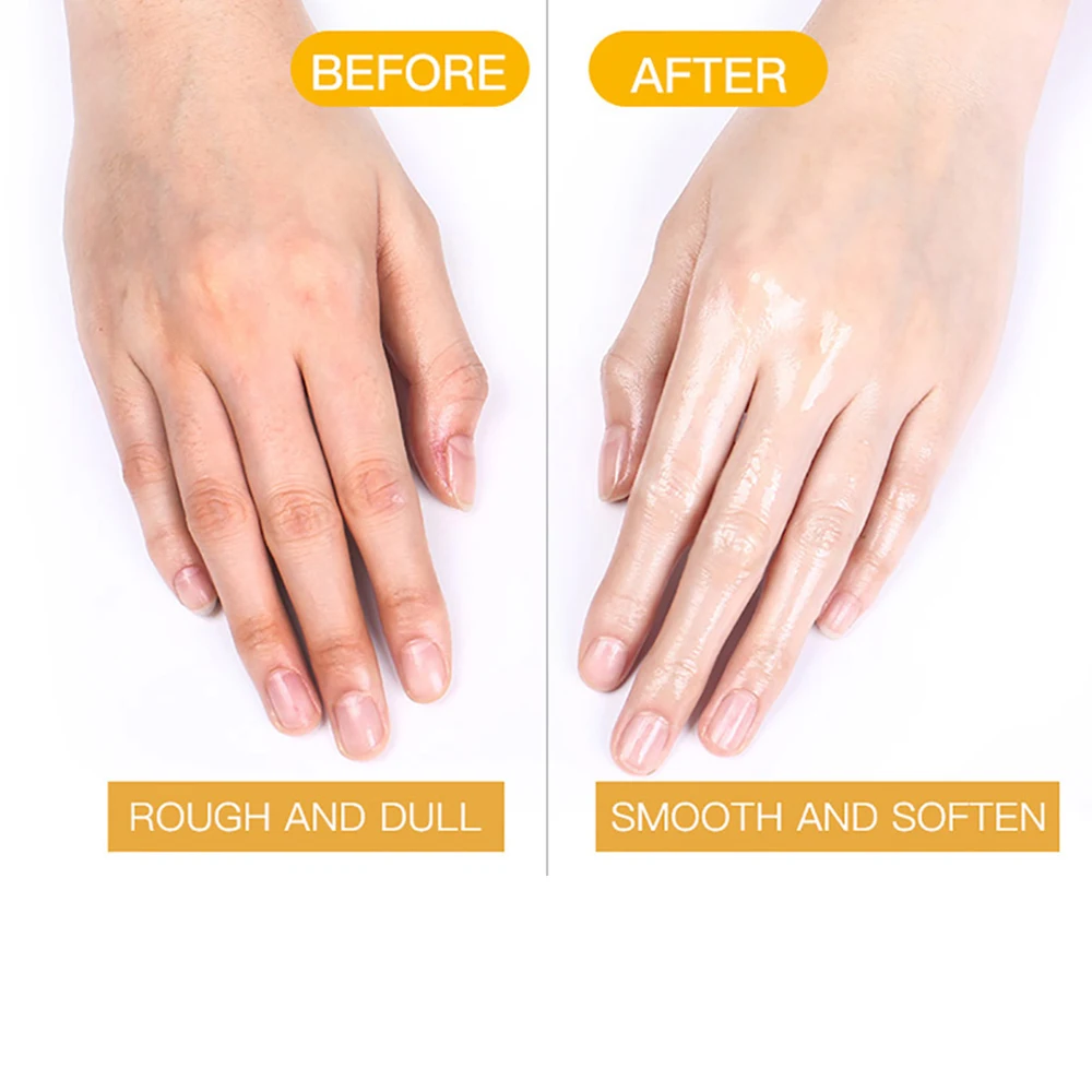 Молоко Мёд парафиновая ванночка воск Маски для рук увлажняющее Отбеливающее