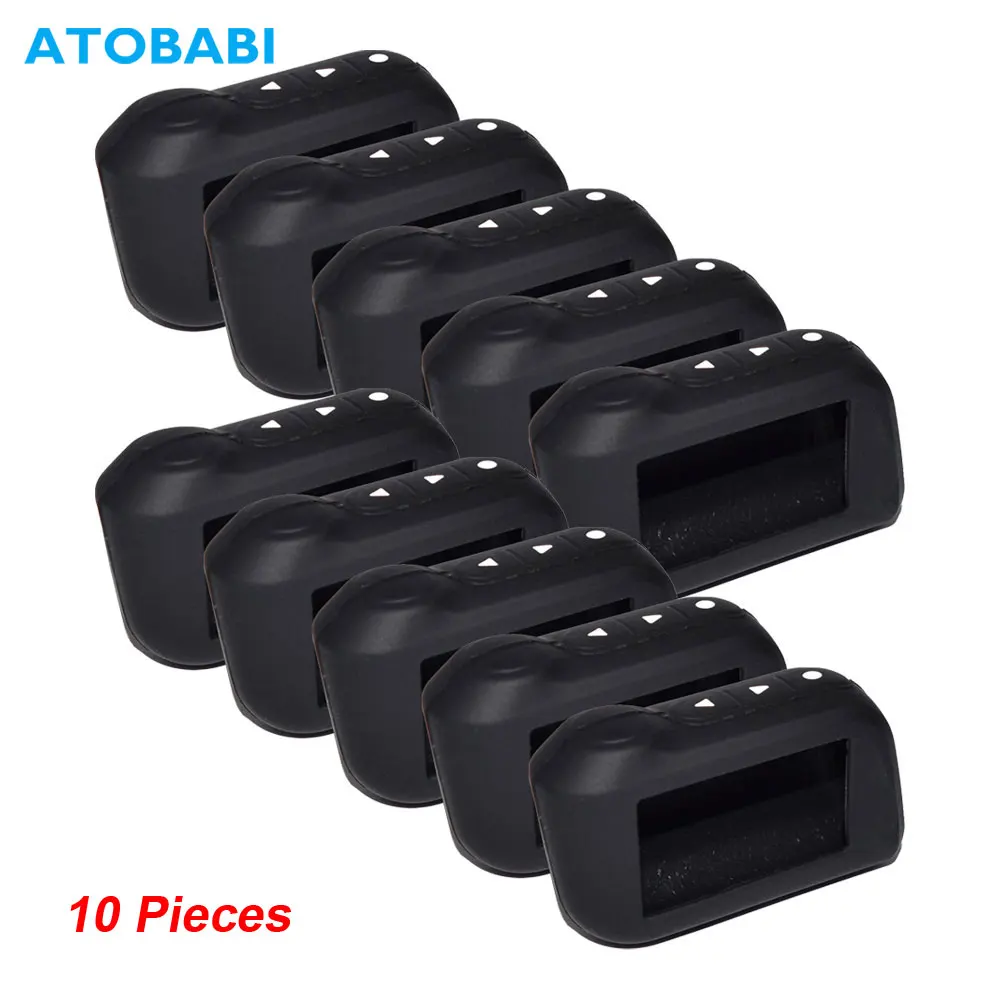ATOBABI 10X силиконовый чехол для ключей A93 StarLine A63 A39 A36 A66 Двусторонняя автомобильная
