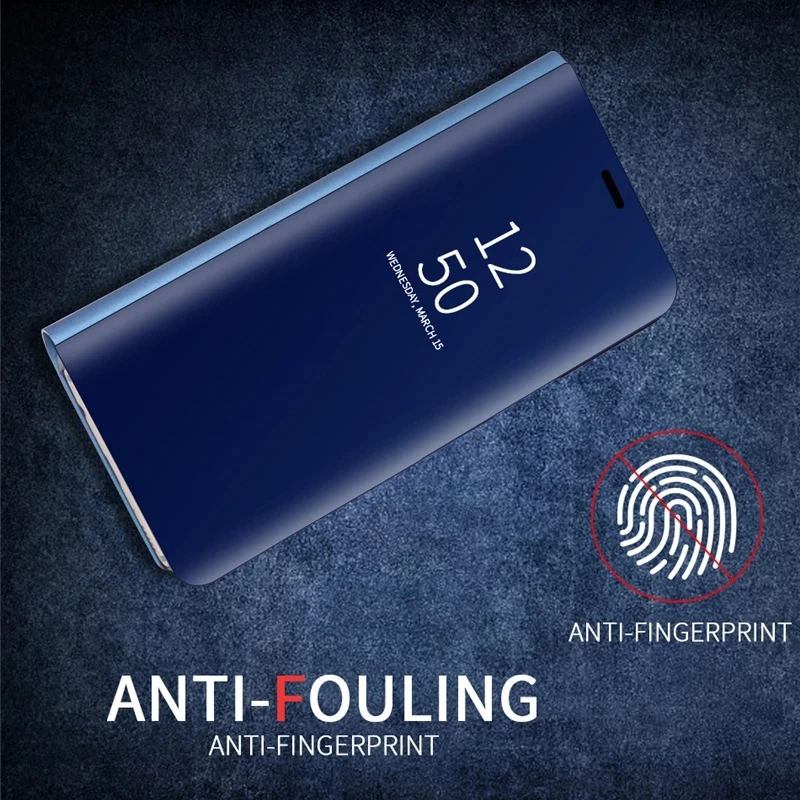 

Smart Mirror Flip Case For Xiaomi Redmi K20 Note 4 5 6 7 8 9 9S 4X 8T 7A 8A 9A 9C Mi Note 10 CC9 9T POCO F1 X3 NFC F2 Pro Cover