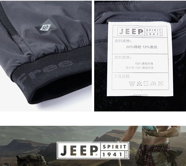 JEEP SPIRIT зимняя куртка для мужчин Толстая Теплая Флисовая ветровка зимнее пальто для мужчин повседневное стоячий воротник M-4XL верхняя одежда для мужчин