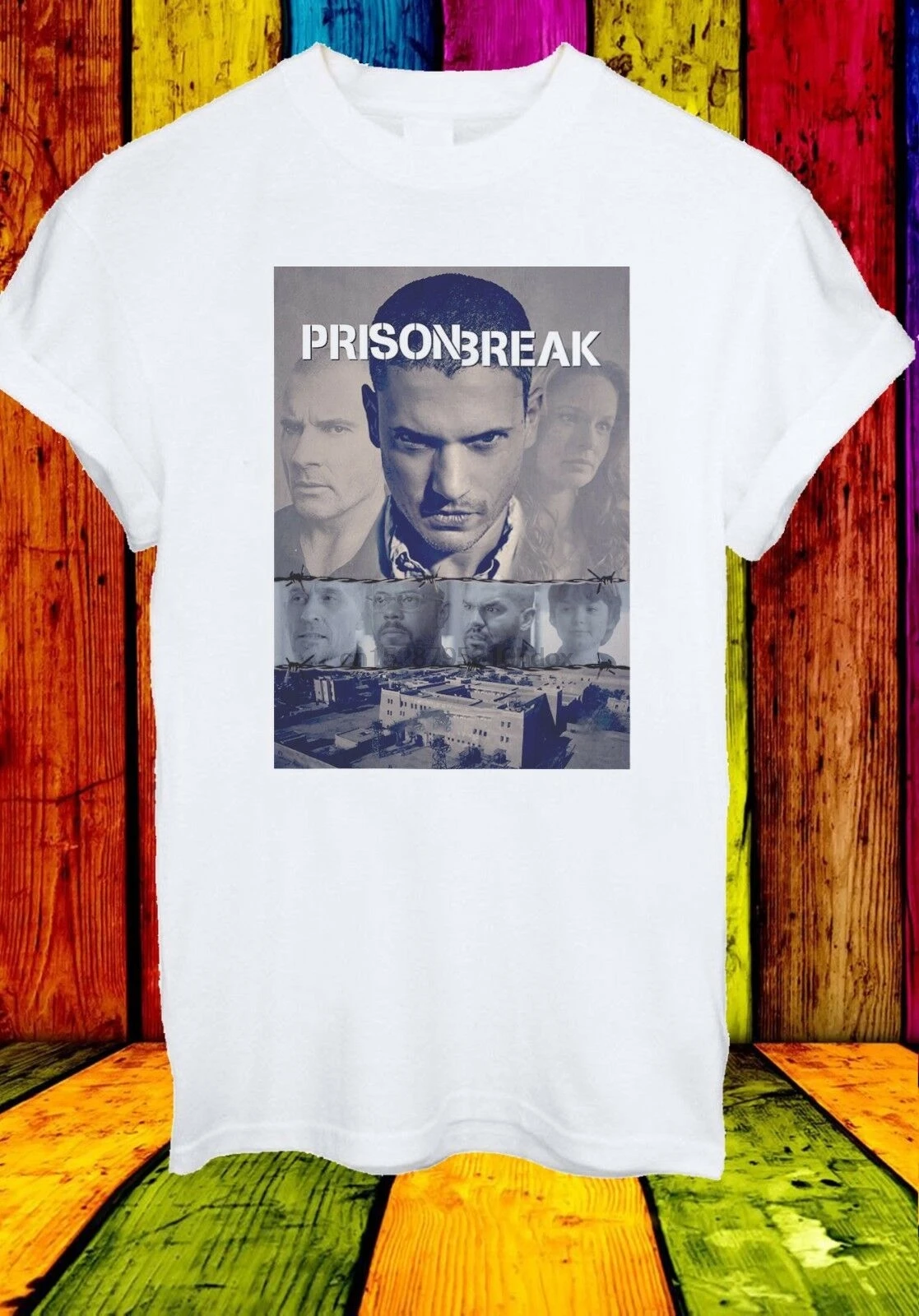 Мужская футболка с надписью Prison Break серия Майкл Скофилд новинка сезона мужская и