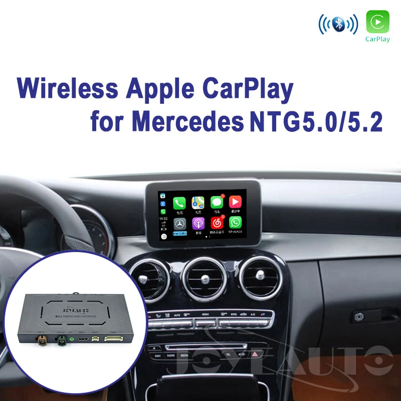 Joyeauto беспроводной Apple Carplay Car play модифицированный S класс 15-19 NTG 5 W222 для Mercedes Android Авто зеркальное зеркало сзади спереди см