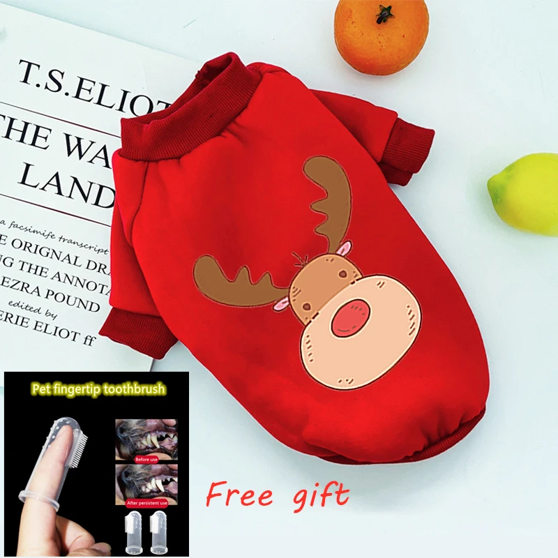 Теплая одежда для домашних животных Толстовка собак свитер с рисунком фламинго